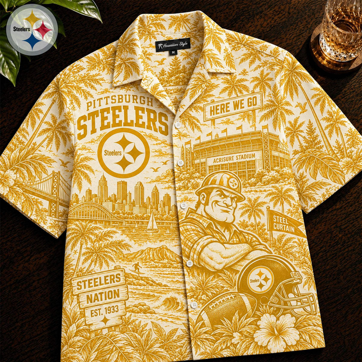 PREMIUM HAWAIIAN SHIRT HANNN TND PIST 1609263