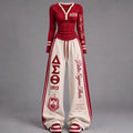 Varsity Chic Henley Two-Piece Set HCT APT DST 1809261