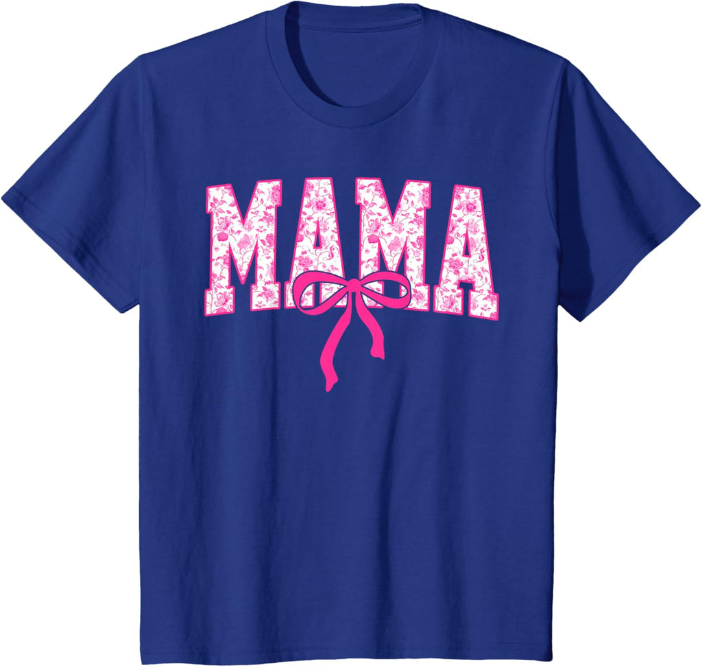 Coquette Pink Chinoiserie Mama Floral Bow Mom Mothers Day