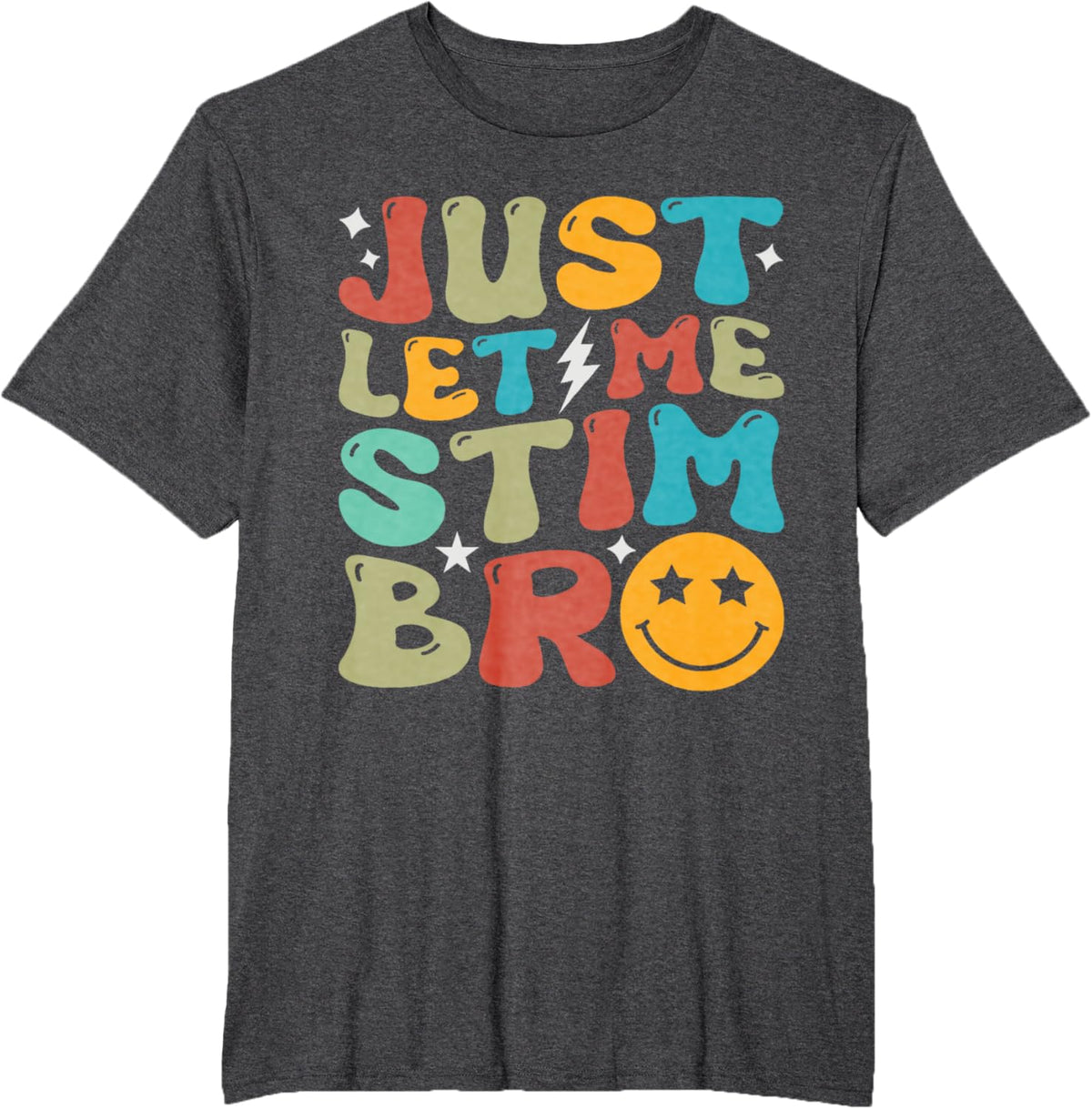 Groovy Just Let Me Stim Bro Kids Boys Funny Autism Awareness